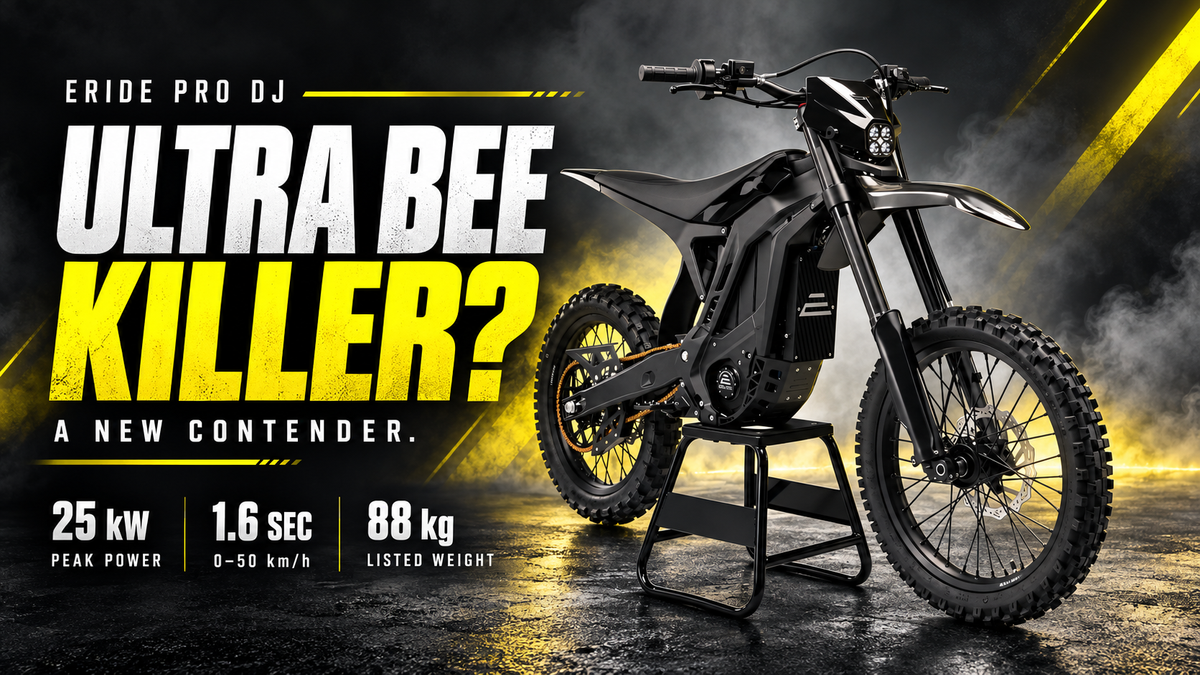 ERIDE PRO DJ: Is This the New Surron Ultra Bee Killer?