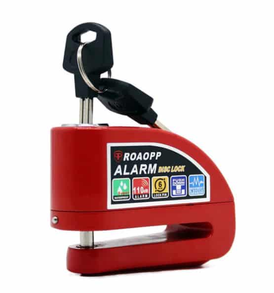 Brake Disc Alarm Lock - Red