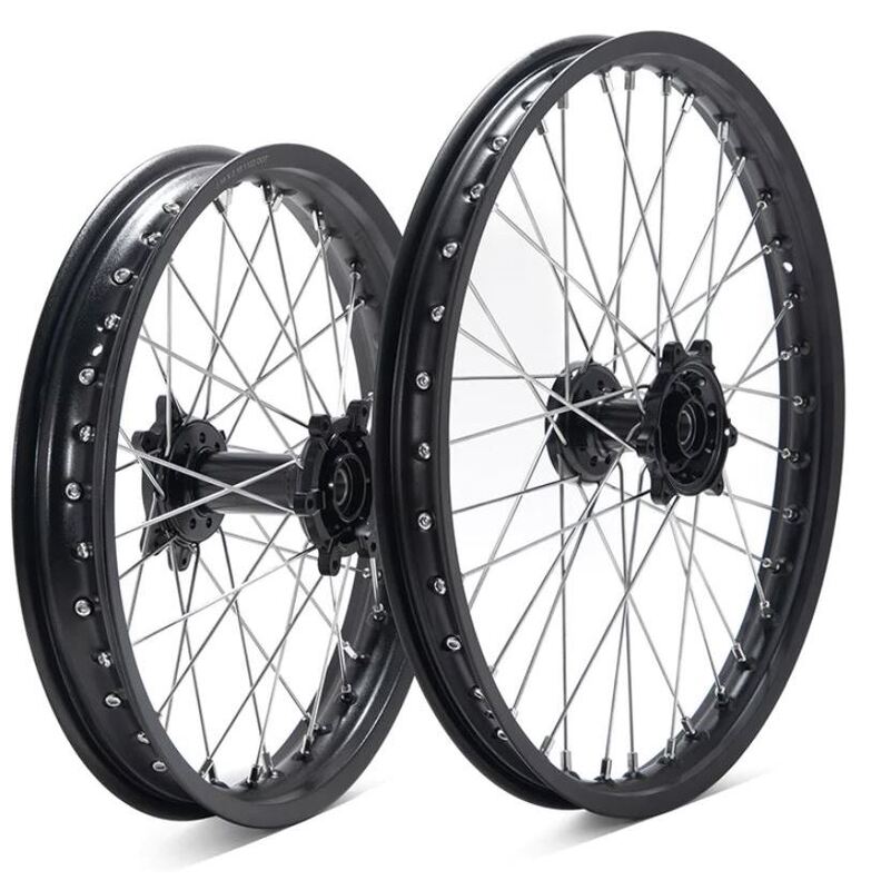 Surron Ultra Bee 21″×1.6″ & 18″×2.15″ Front Rear Spoke Wheel Rim Hub Set