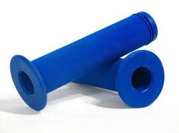 Velo Handlz Grips 7/8 Bmx File Pattern Blue