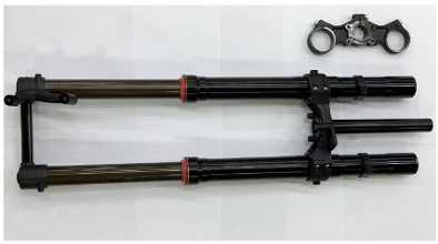 SHE7010 - Front Fork FST (with  L&R Fork Protector， bolts kit  , Tapered Roller Bearing,FST front wheel axle ) - Eride Pro New Zealand