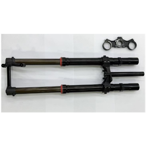 SHE7010 - Front Fork FST (with  L&R Fork Protector， bolts kit  , Tapered Roller Bearing,FST front wheel axle )
